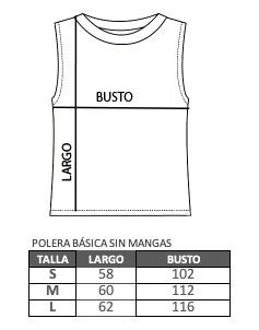 TABLA POLERA TEJIDA