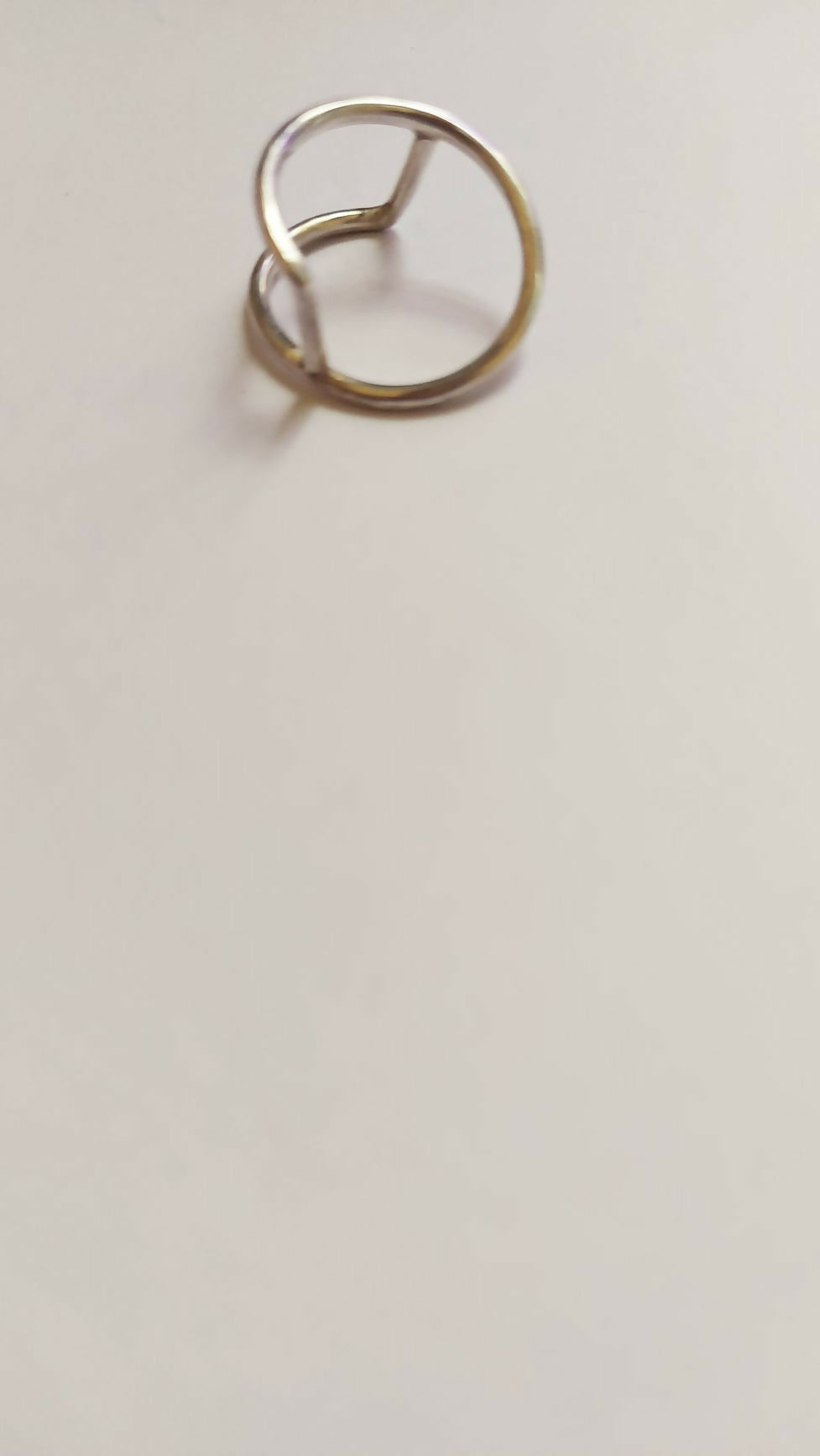 Anillo de plata Minimaista