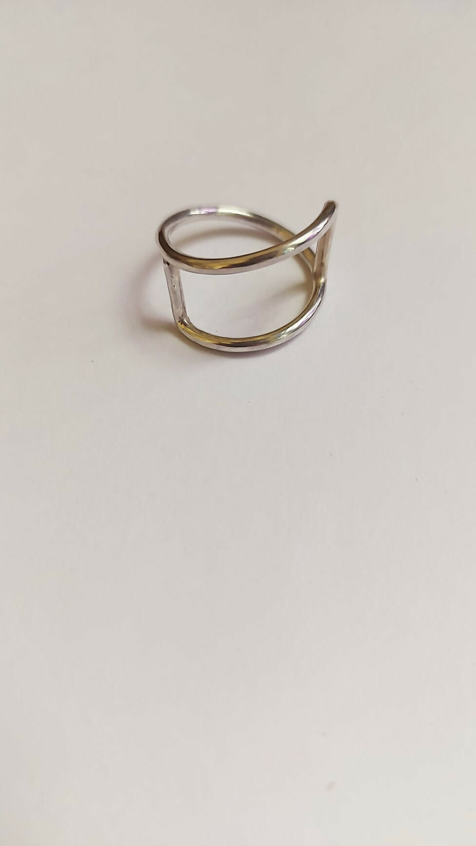 Anillo de plata Minimaista