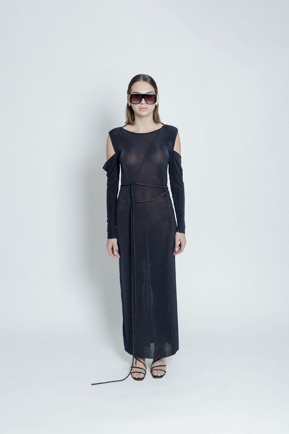 Vestido Violet Cutouts