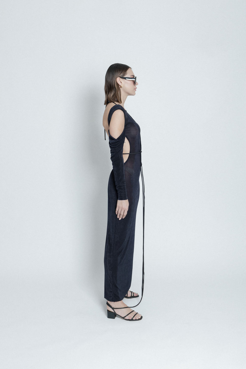Vestido Violet Cutouts
