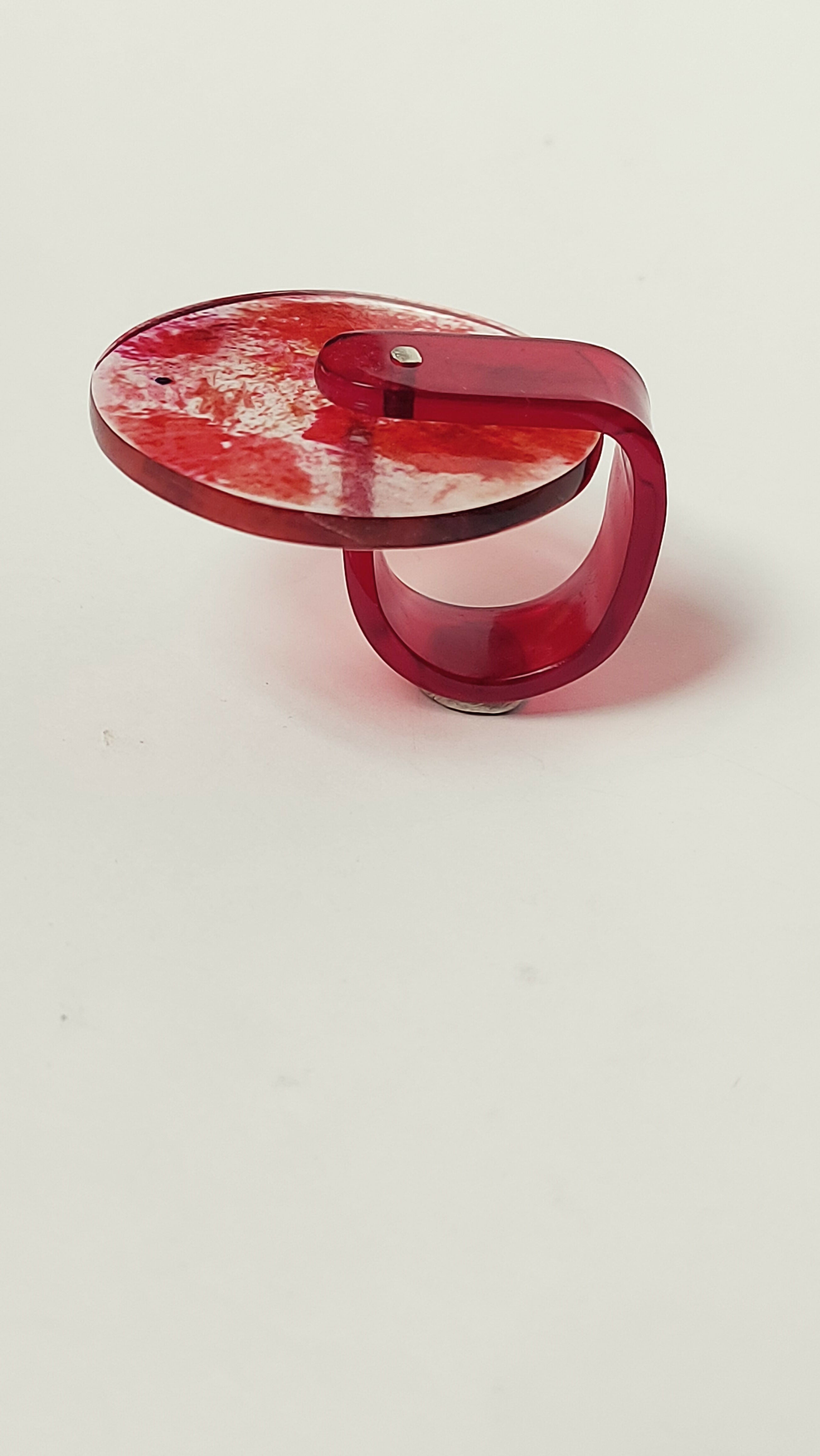 Anillo Click Maxi Circulo rojo