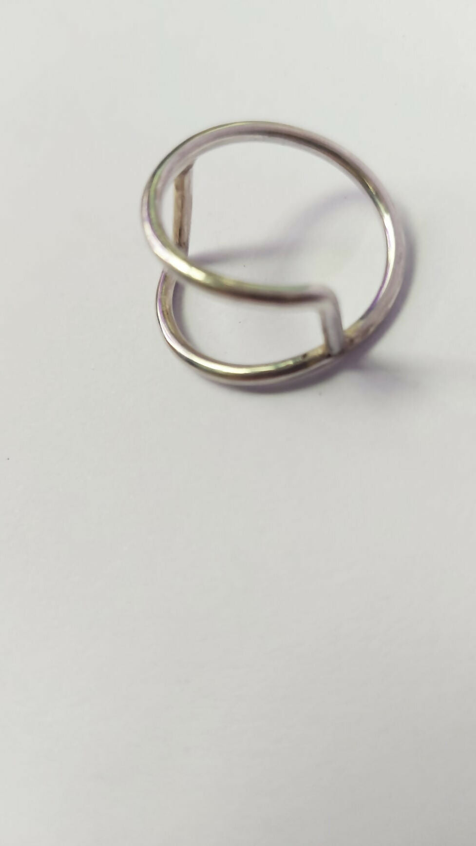 Anillo de plata Minimaista