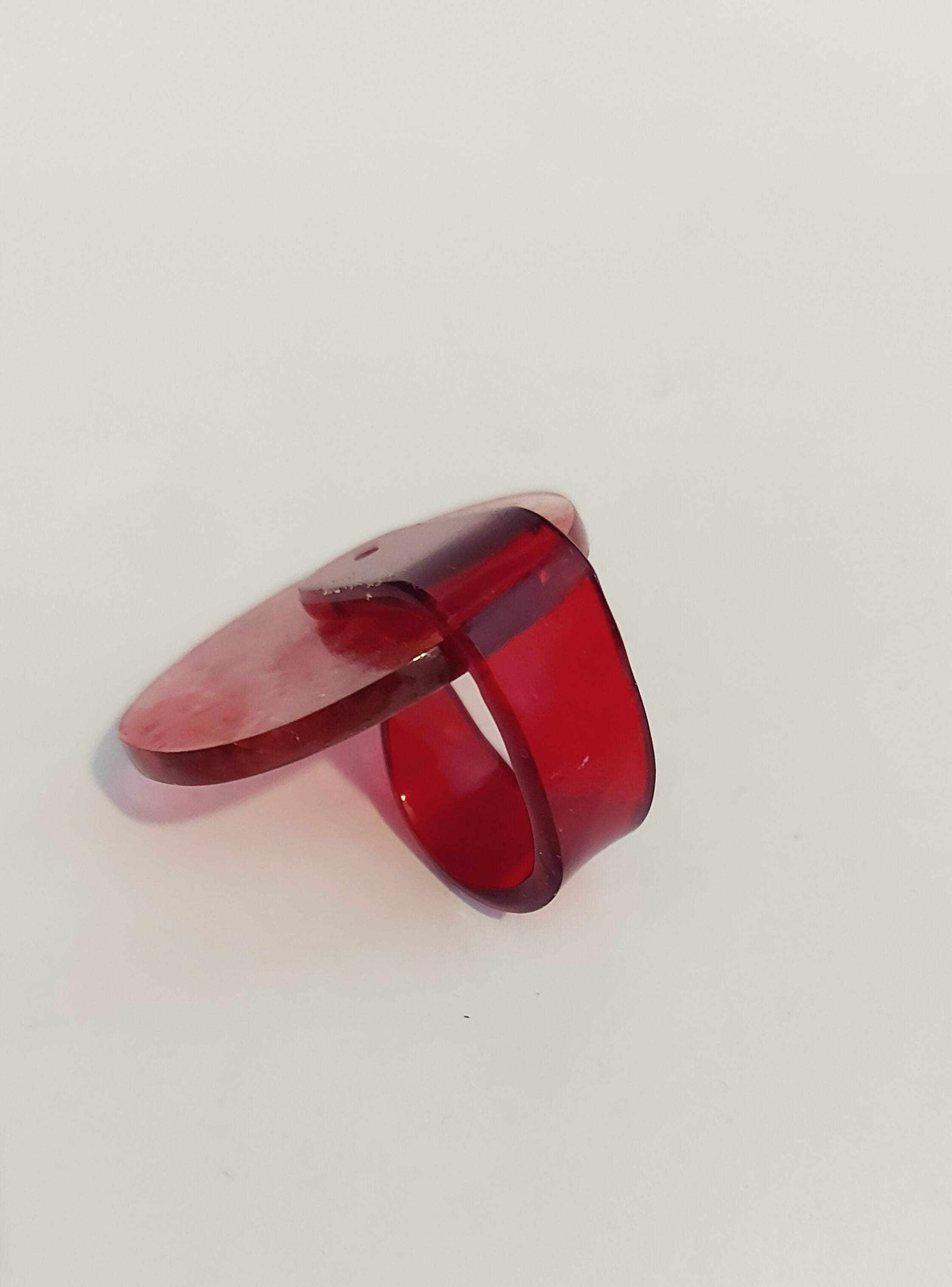 Anillo Click Maxi Circulo rojo